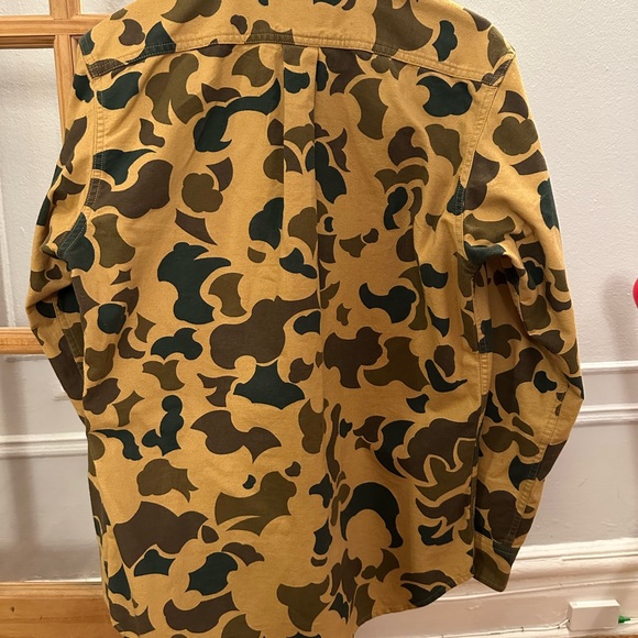 Filson Men's Japanese Camo Shirt Jacket inTan - Picture 2 of 5